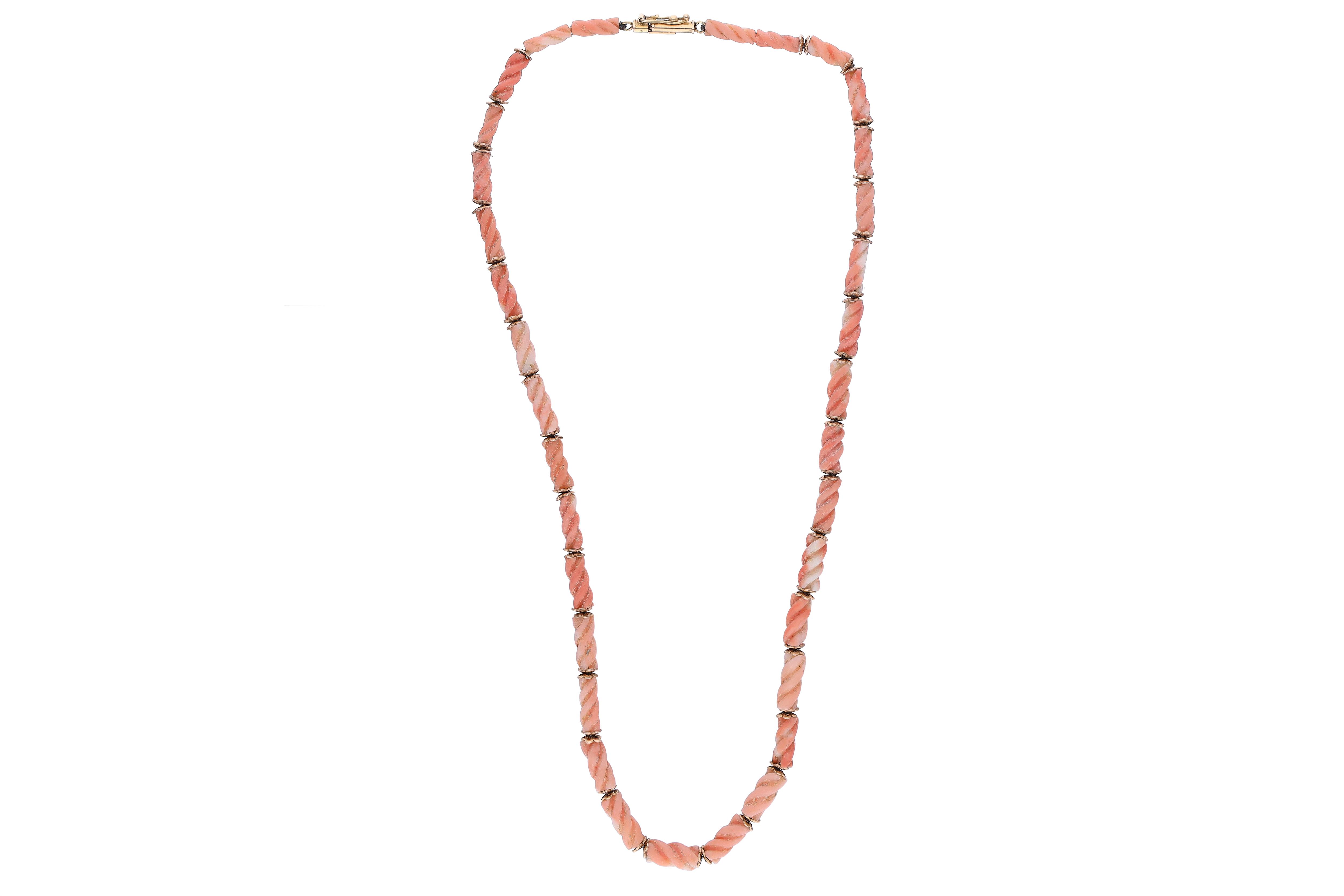 Collana con corallo - Asta Preziosi