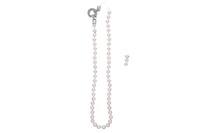 Recarlo, collana di perle coltivate e diamanti - Asta Preziosi