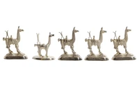 Sedici segnaposto in argento - Asta Preziosi