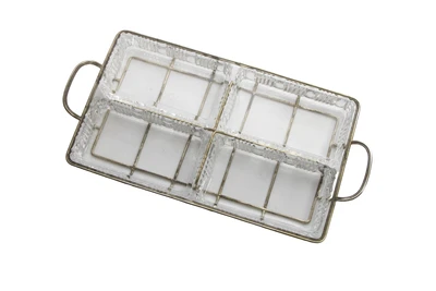 Antipastiera in argento - Asta Preziosi