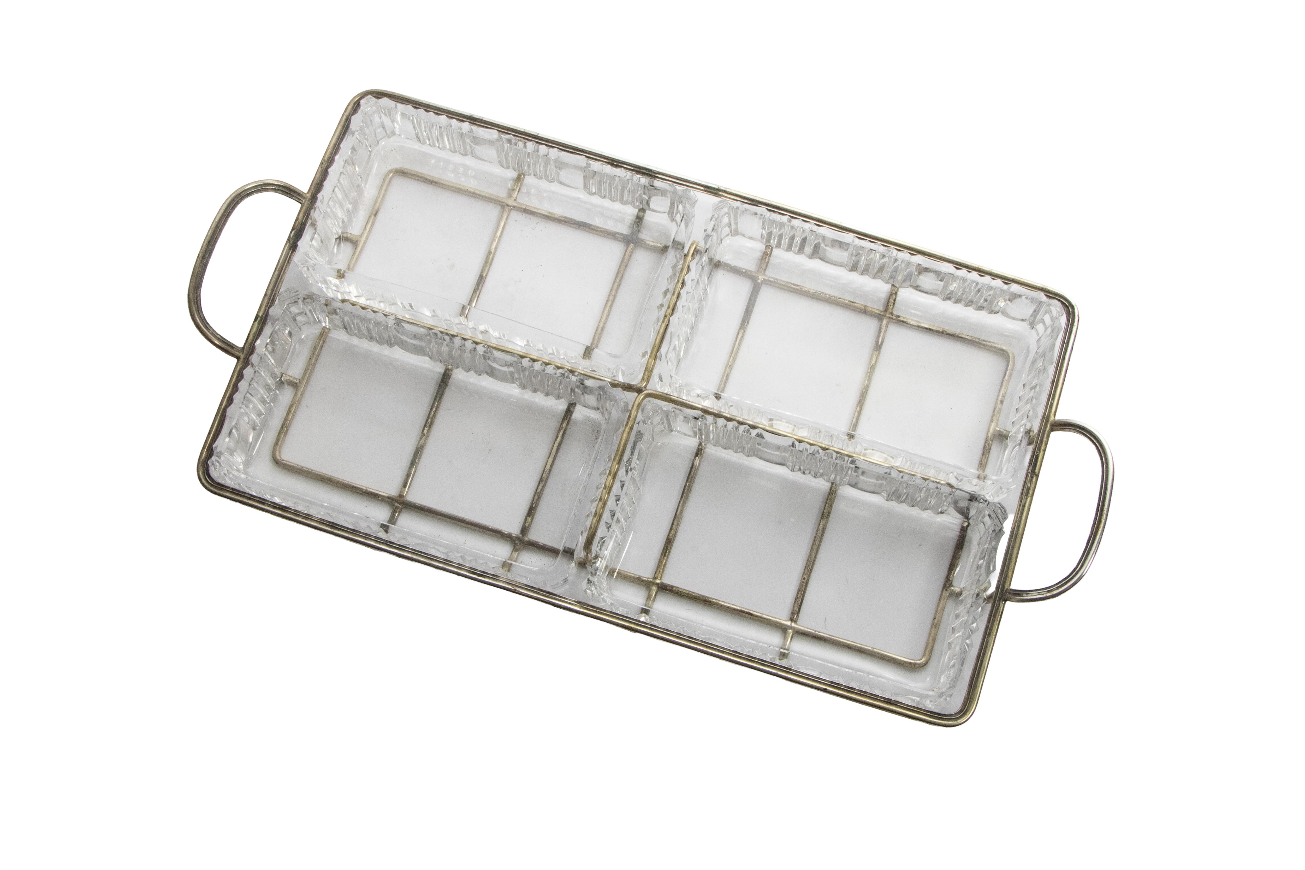 Antipastiera in argento - Asta Preziosi