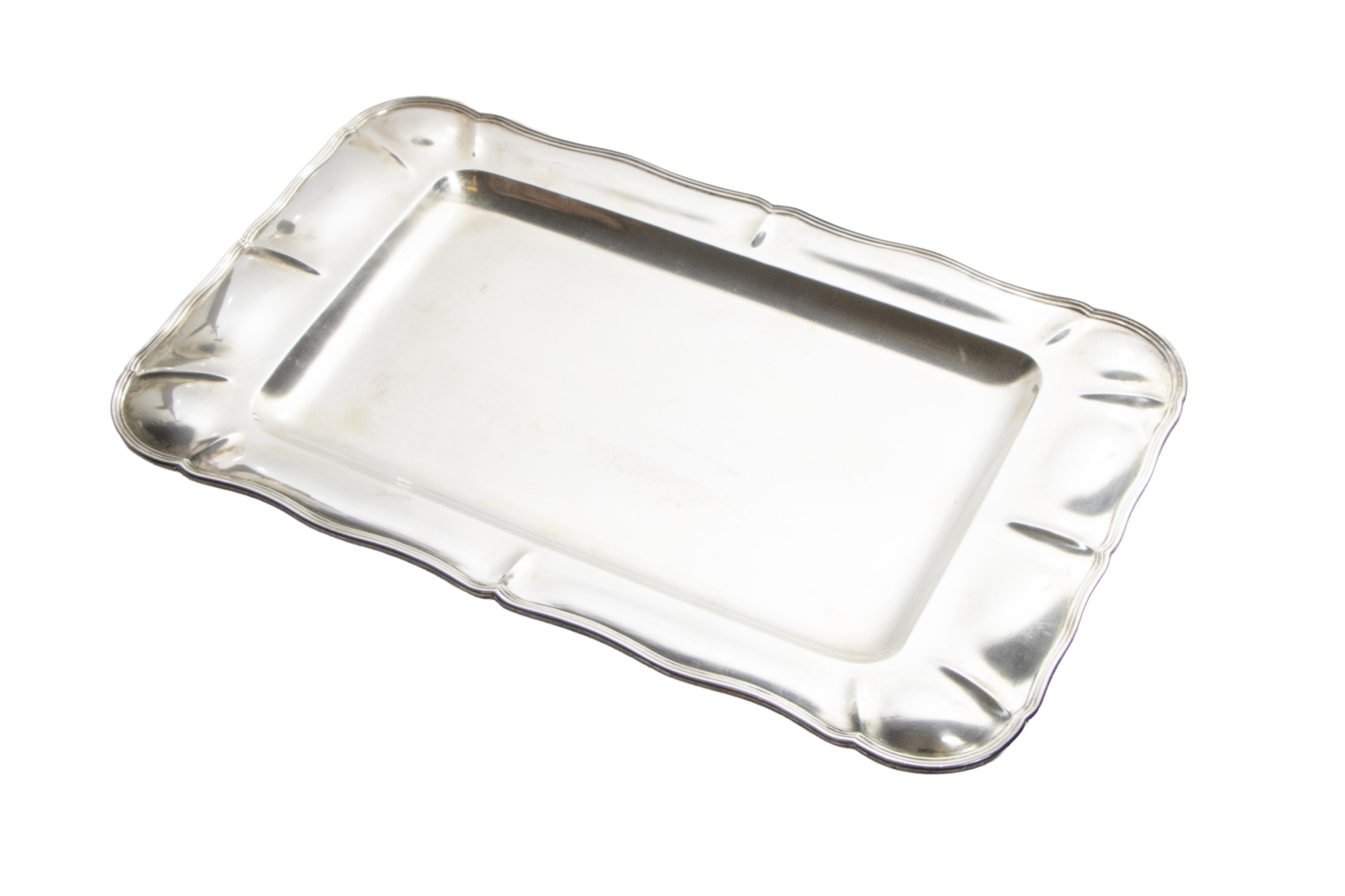 Broggi, vassoio in argento - Asta Preziosi