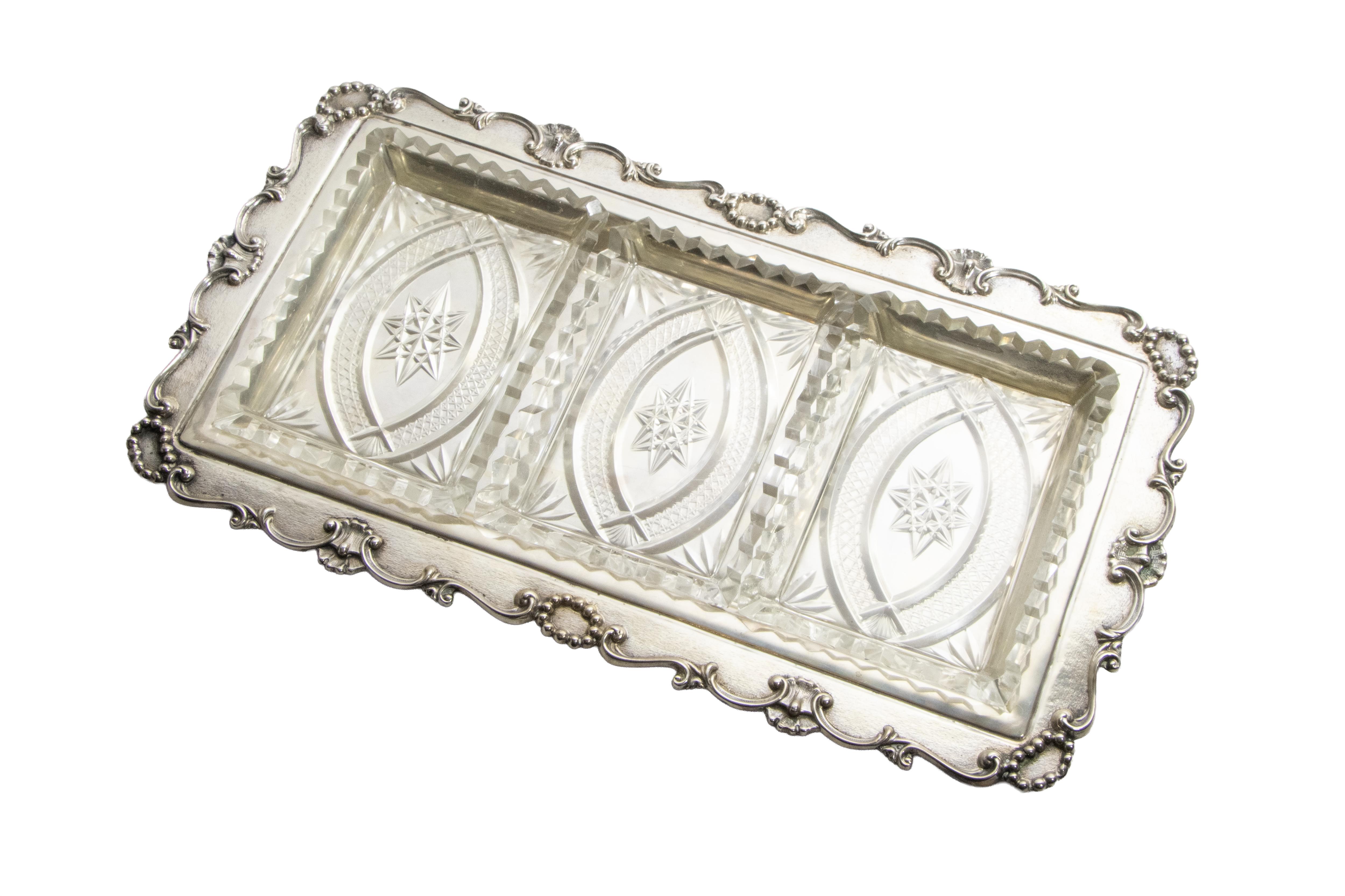 Castaudi e Gautero, antipastiera in argento - Asta Preziosi