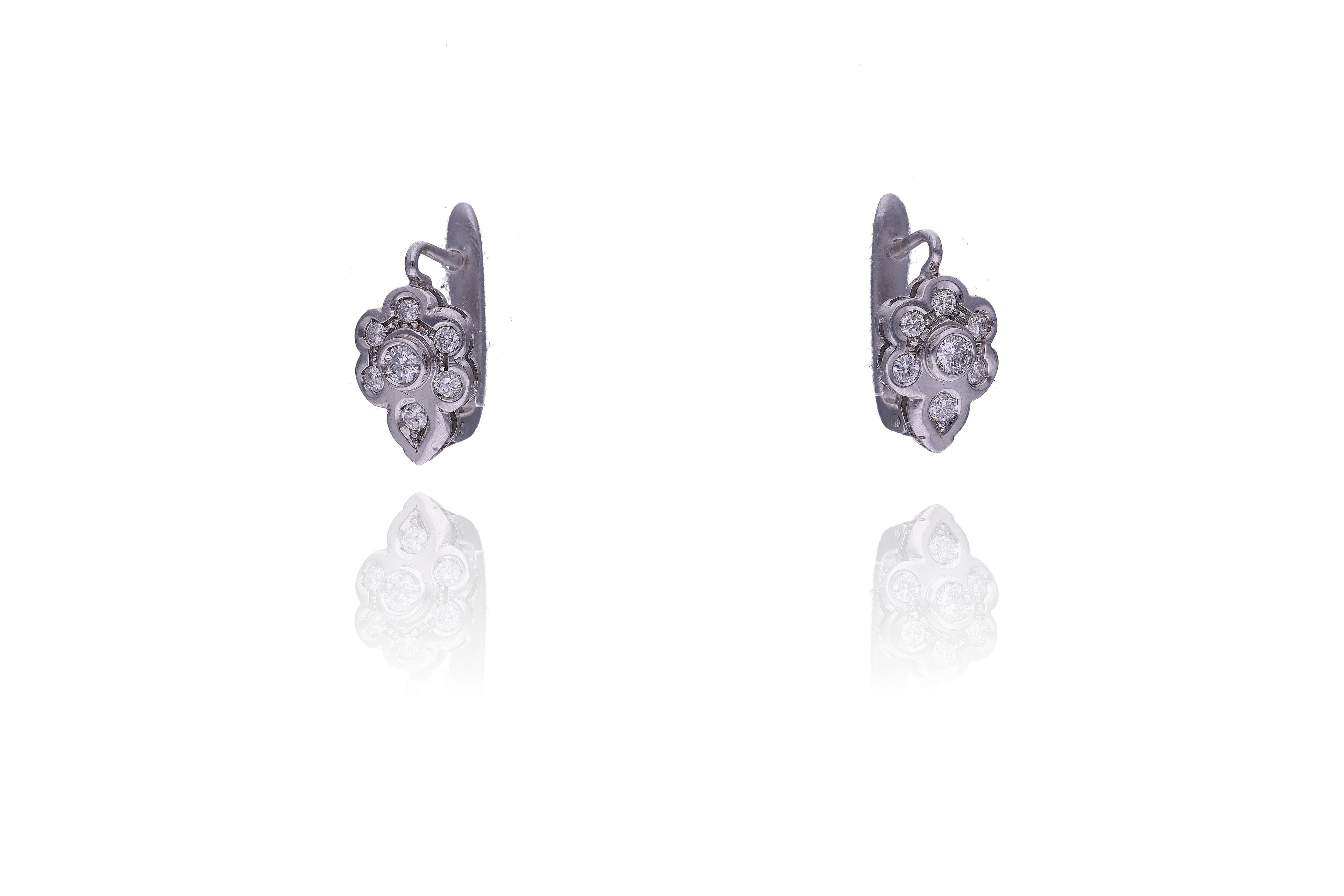 Orecchini con diamanti - Asta Preziosi