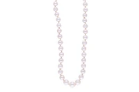 Collana perle coltivate con zaffiri - Asta Preziosi