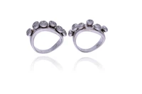 Due anelli con diamanti - Asta Preziosi