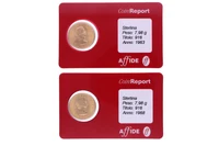 Due Sterline in oro - Asta Preziosi