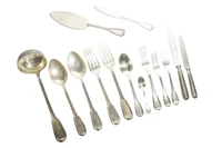Servizio di posate in argento - Asta Preziosi Servizio di posate in argento - Asta Preziosi
