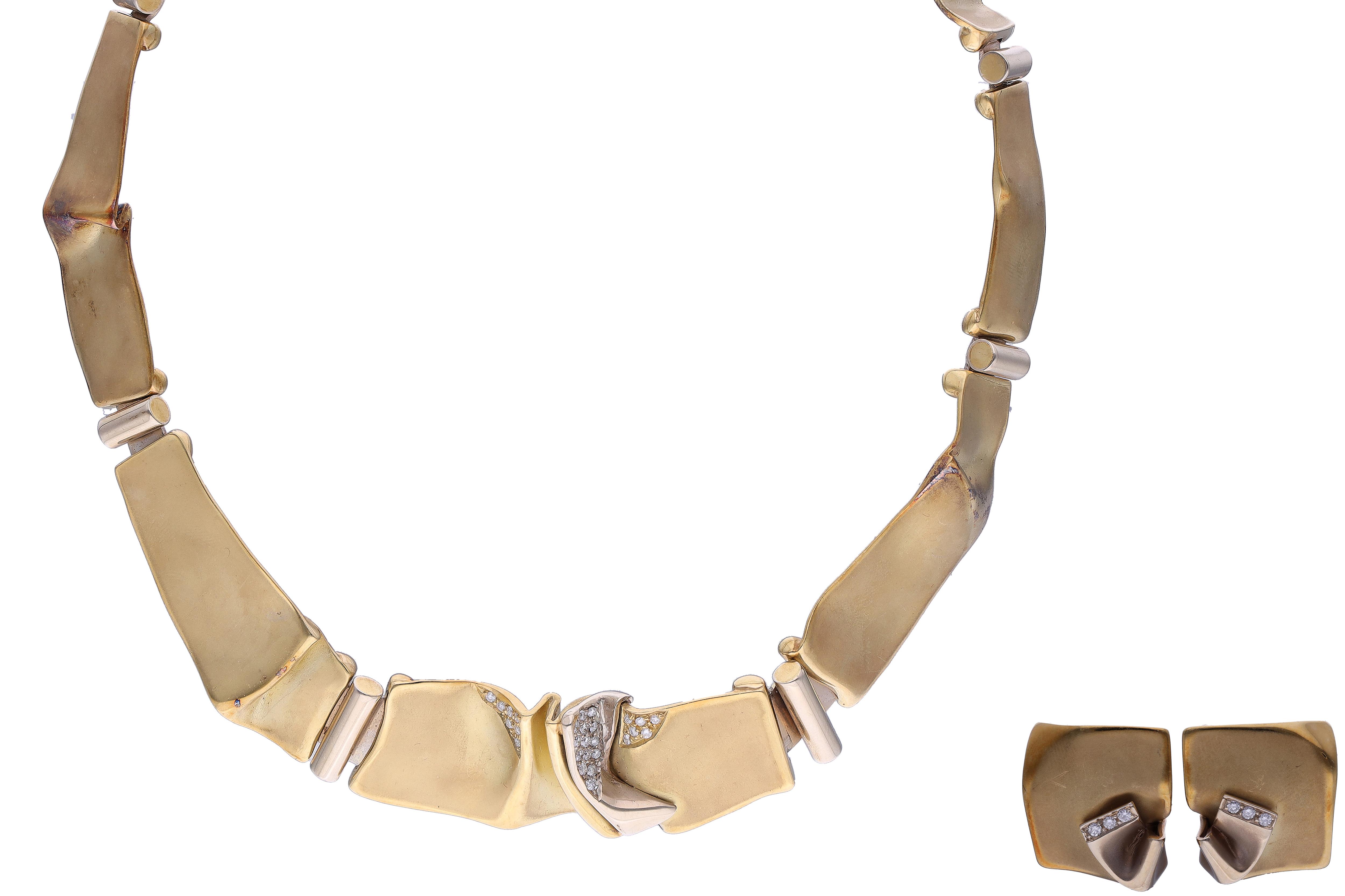 Misani, collana e orecchini con diamanti - Asta Preziosi Misani, collana e orecchini con diamanti - Asta Preziosi