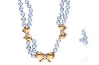 Collana di perle coltivate e diamanti - Asta Preziosi