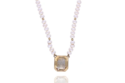 Collana di perle con quarzo - Asta Preziosi