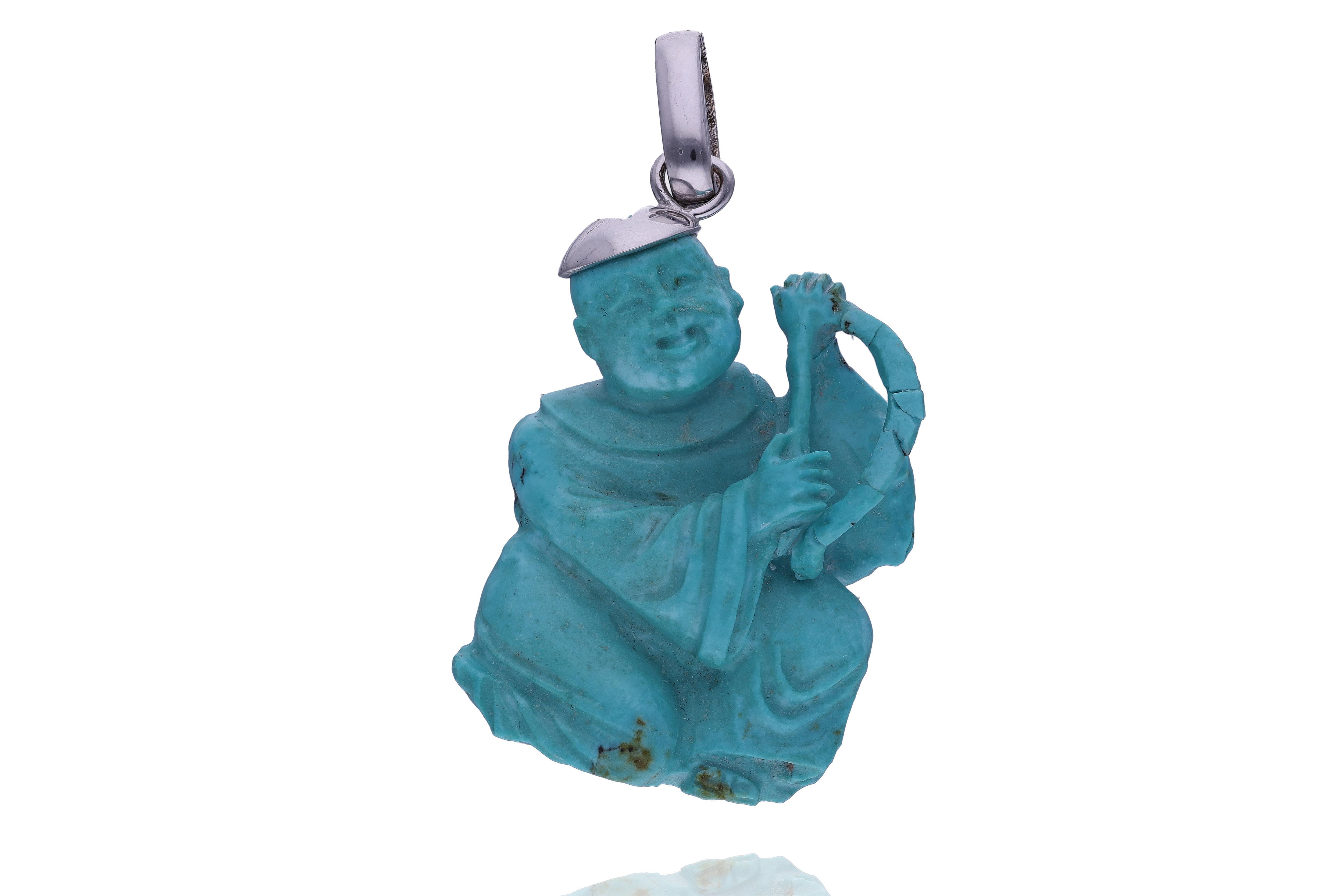 Ciondolo in pietra - Asta Preziosi