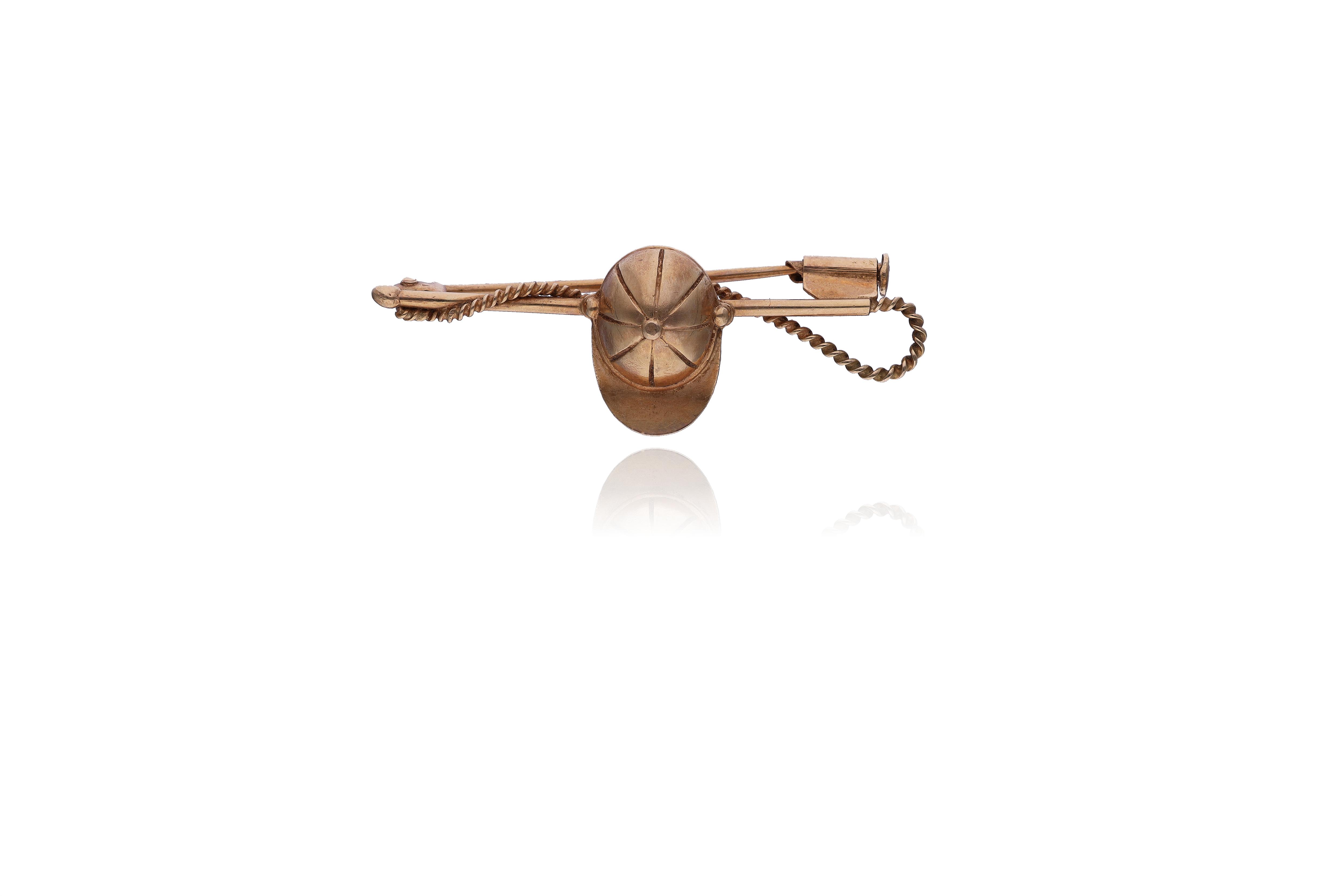 Spilla in oro - Asta Preziosi