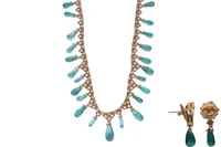 Parure con diamanti e smeraldi - Asta Preziosi