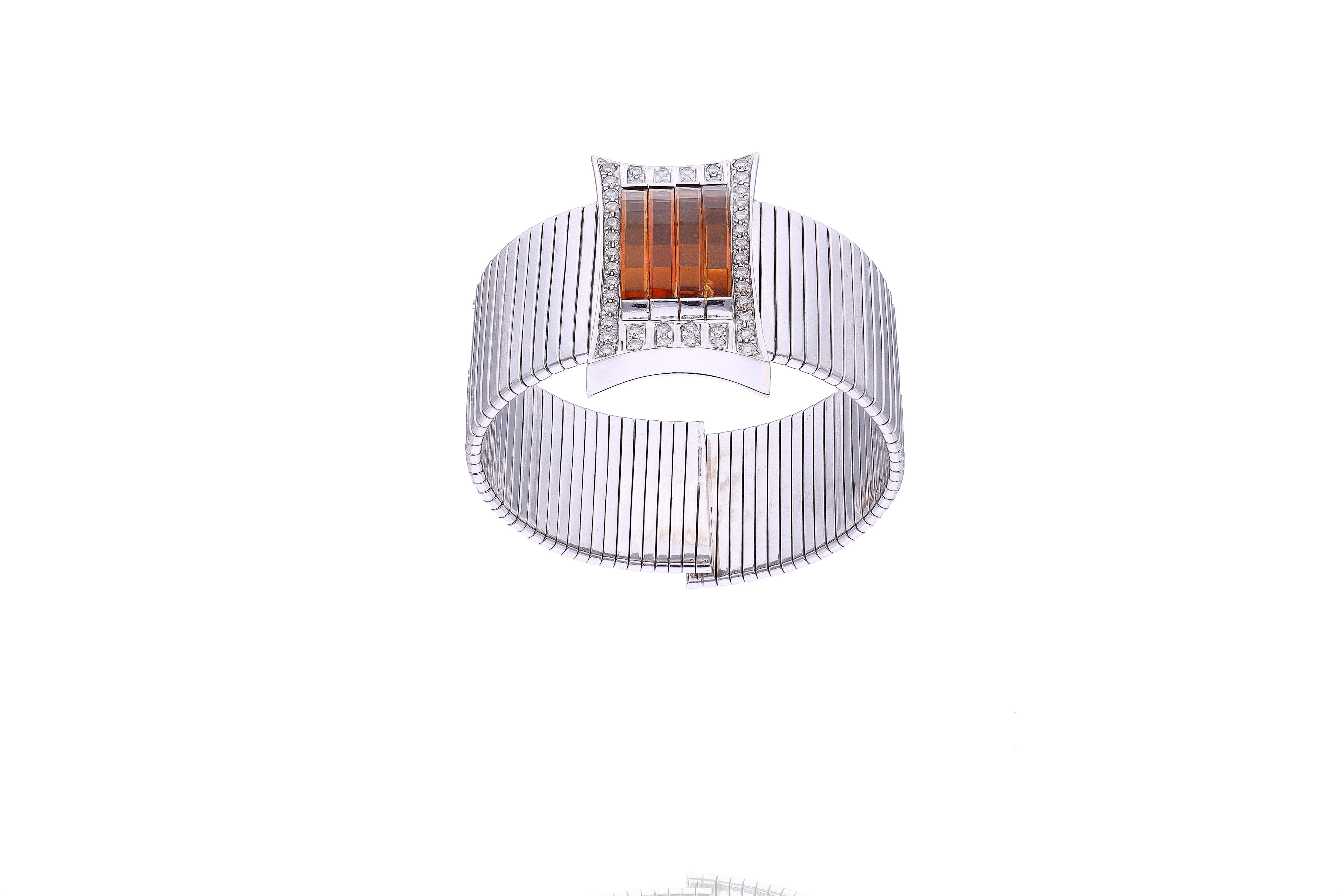 Bracciale con pietre e diamanti - Asta Preziosi