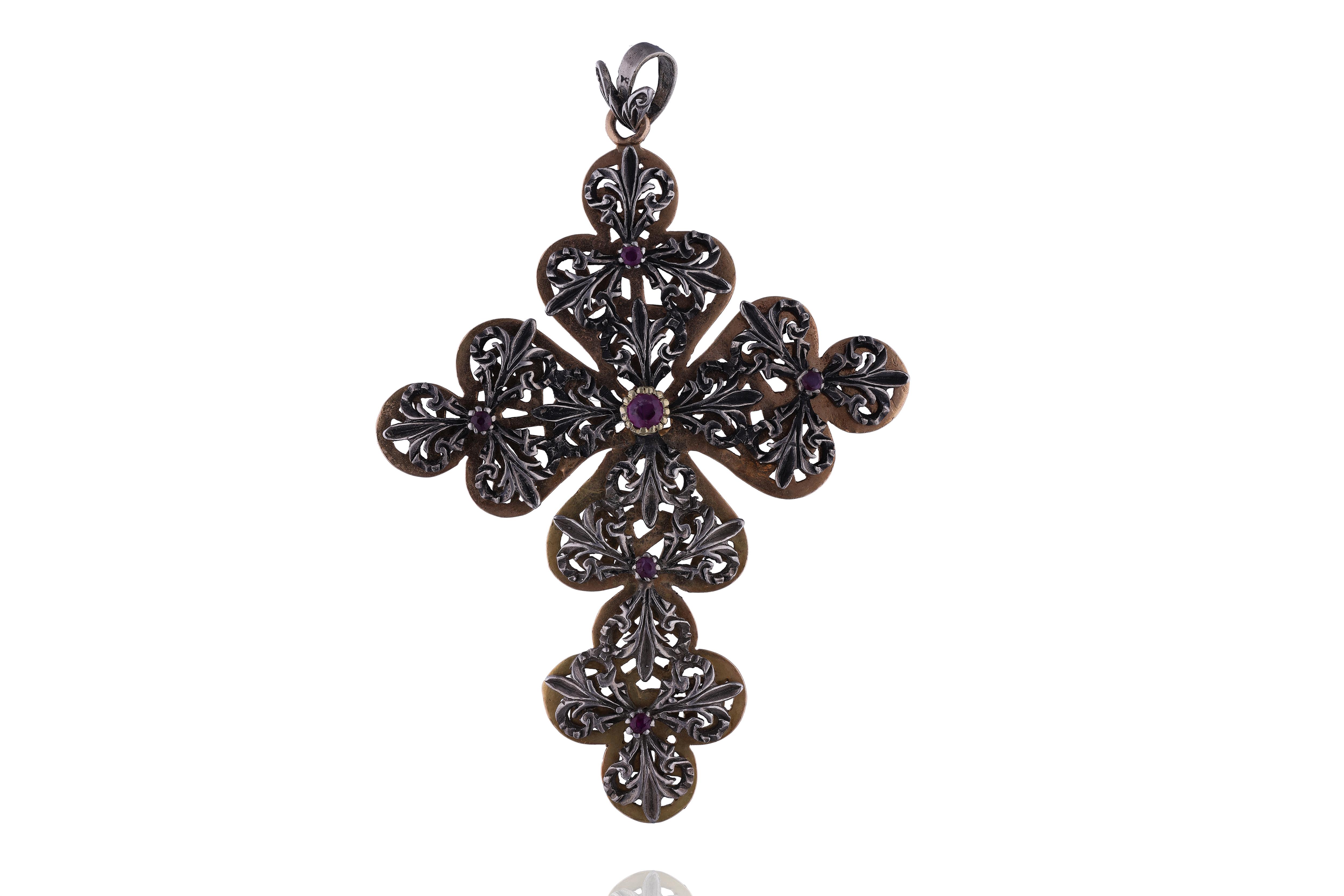 Ciondolo con rubini - Asta Preziosi