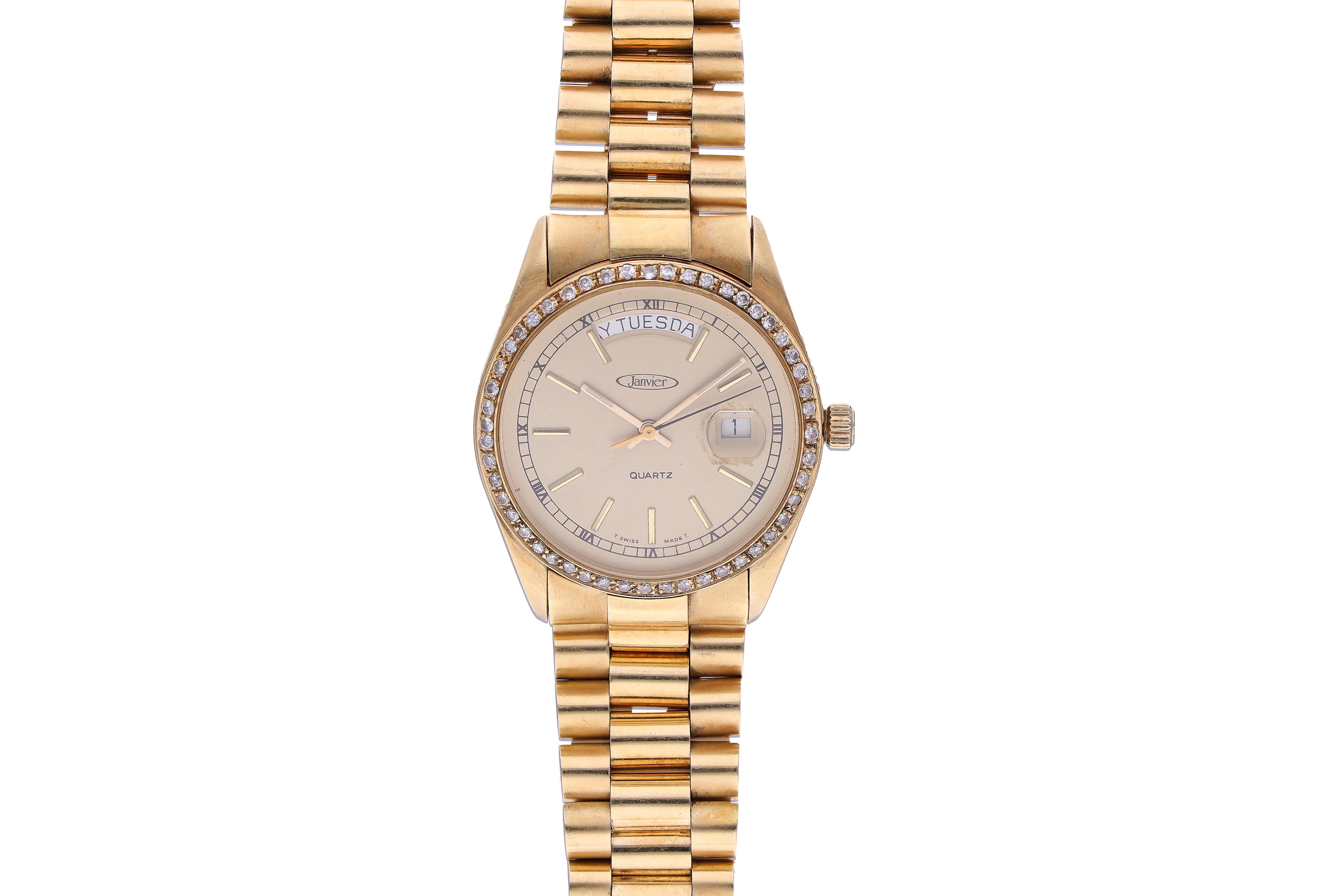 Janvier, orologio con diamanti - Asta Preziosi