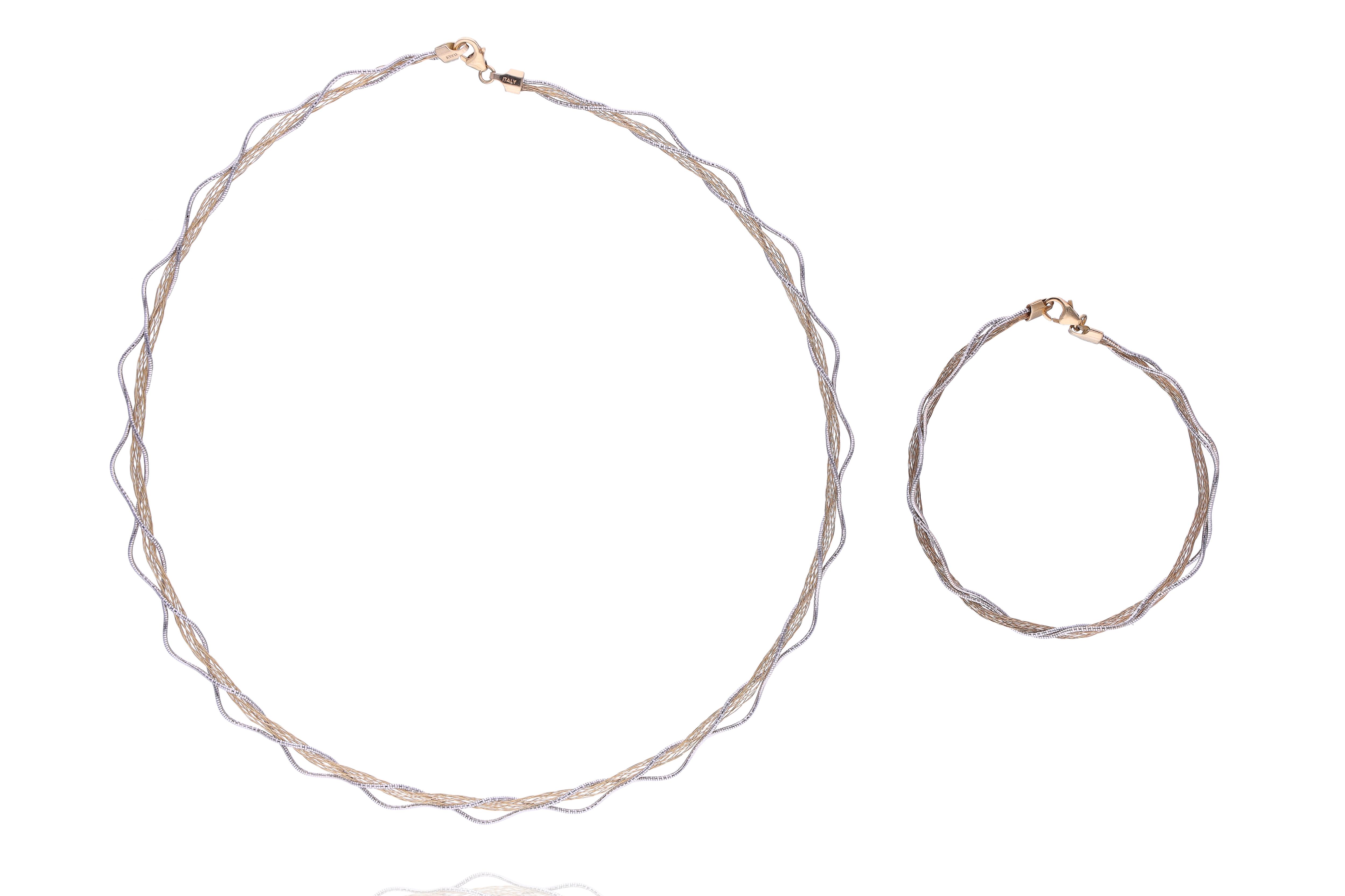 Parure in oro - Asta Preziosi