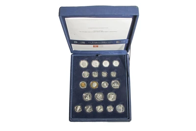 20 medaglie realizzate in argento 986 - Asta Preziosi
