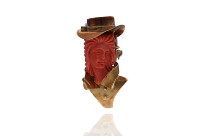 Ciondolo con corallo - Asta Preziosi