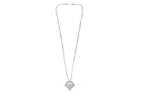 Zancan collana e ciondolo con diamanti e diamanti neri - Asta Preziosi