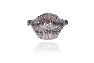 Cestino in argento - Asta Preziosi