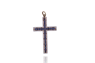 Ciondolo con zaffiri e microperle - Asta Preziosi
