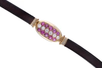 Bracciale con diamanti e rubini - Asta Preziosi