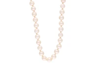 Collana di perle con diamanti - Asta Preziosi