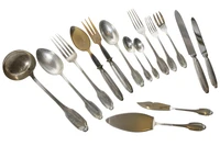 Servizio di posate in argento - Asta Preziosi