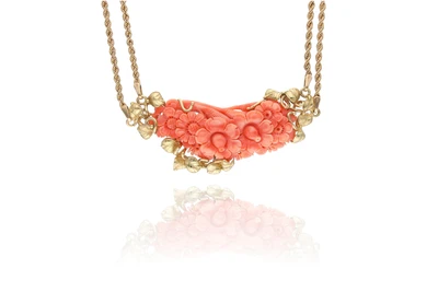 Collana con corallo - Asta Preziosi