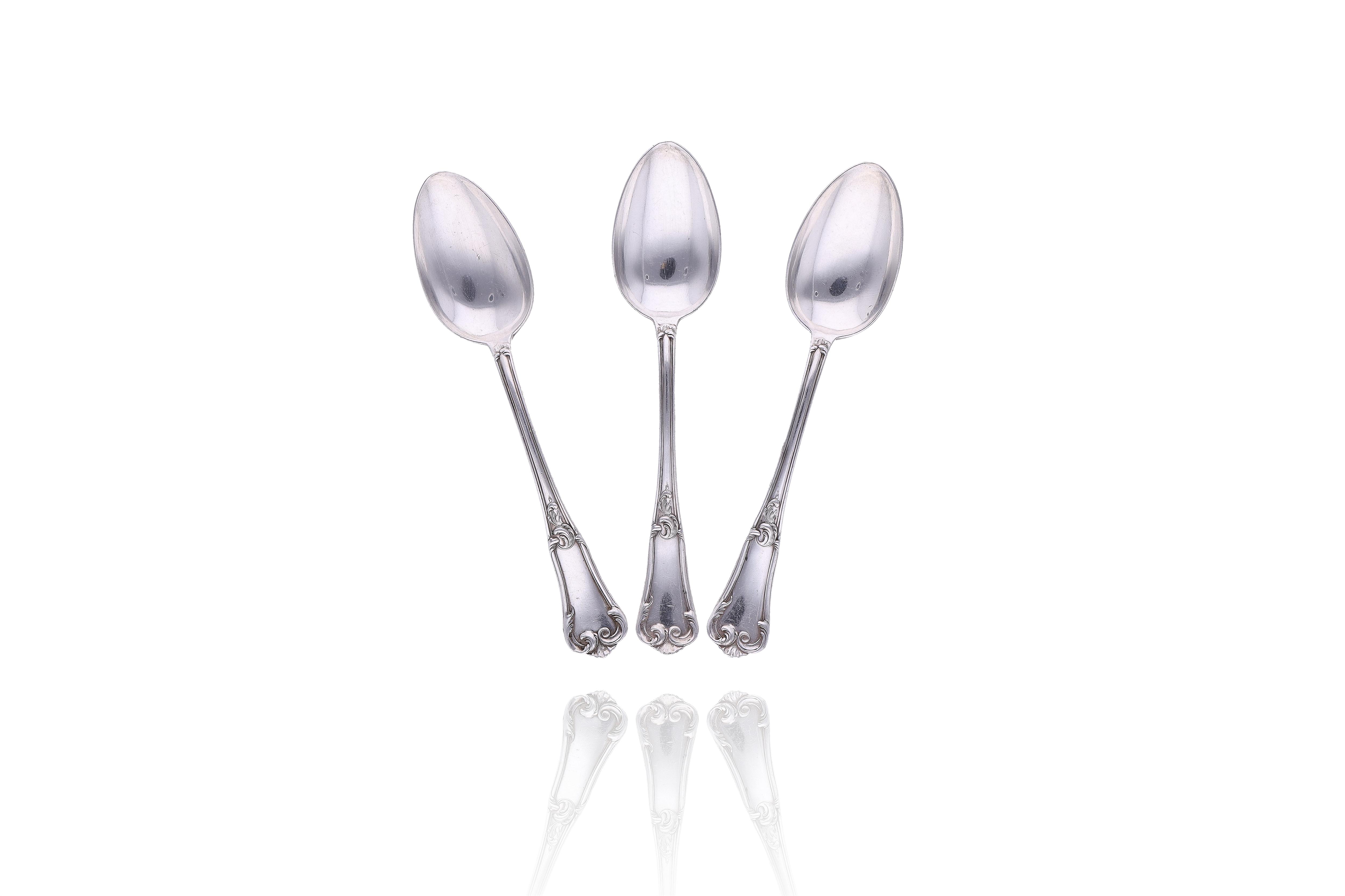 Sei cucchiaini in argento - Asta Preziosi