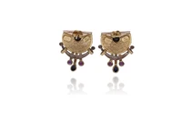 Orecchini con zaffiri e rubini - Asta Preziosi