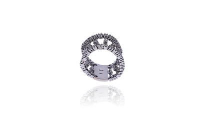 Anello con diamanti in oro - Asta Preziosi