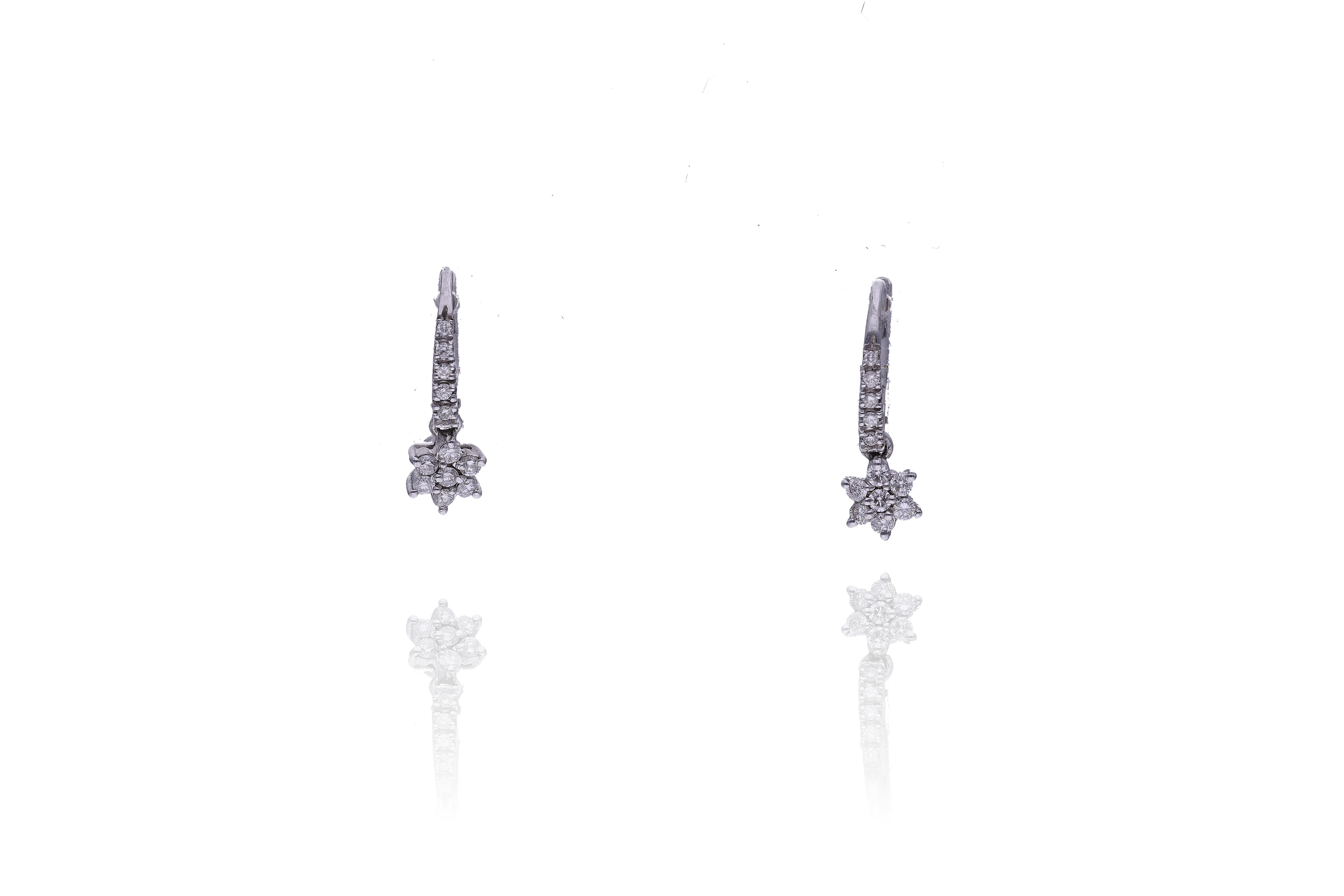Orecchini con diamanti - Asta Preziosi