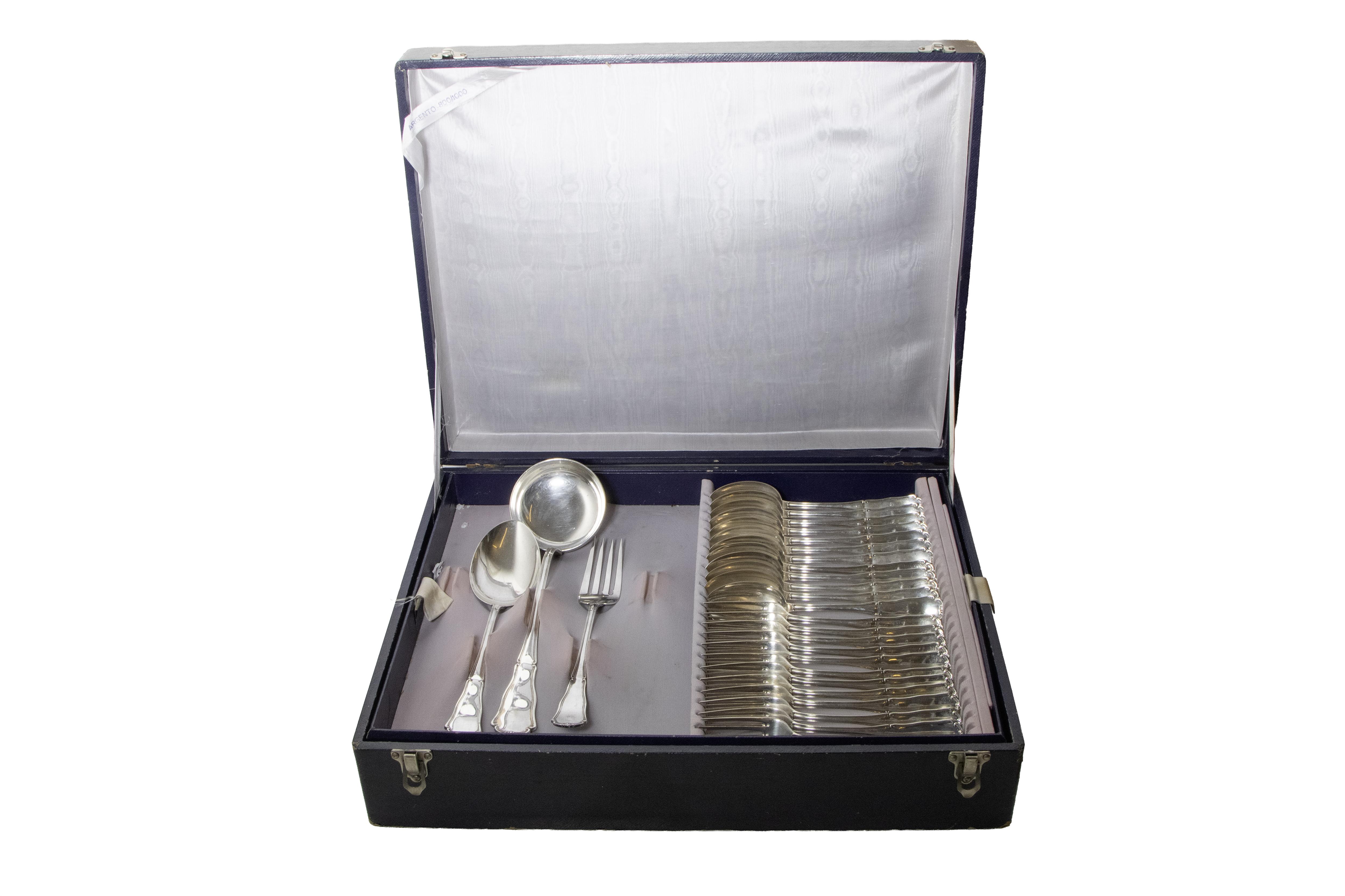 Servizio di posate in argento - Asta Preziosi Servizio di posate in argento - Asta Preziosi