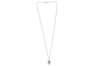 Collana con ciondolo con diamanti e pietra - Asta Preziosi