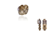 Parure anello e orecchini con pietre - Asta Preziosi