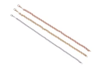 Tre bracciali in oro - Asta Preziosi