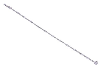 Bracciale con diamanti - Asta Preziosi