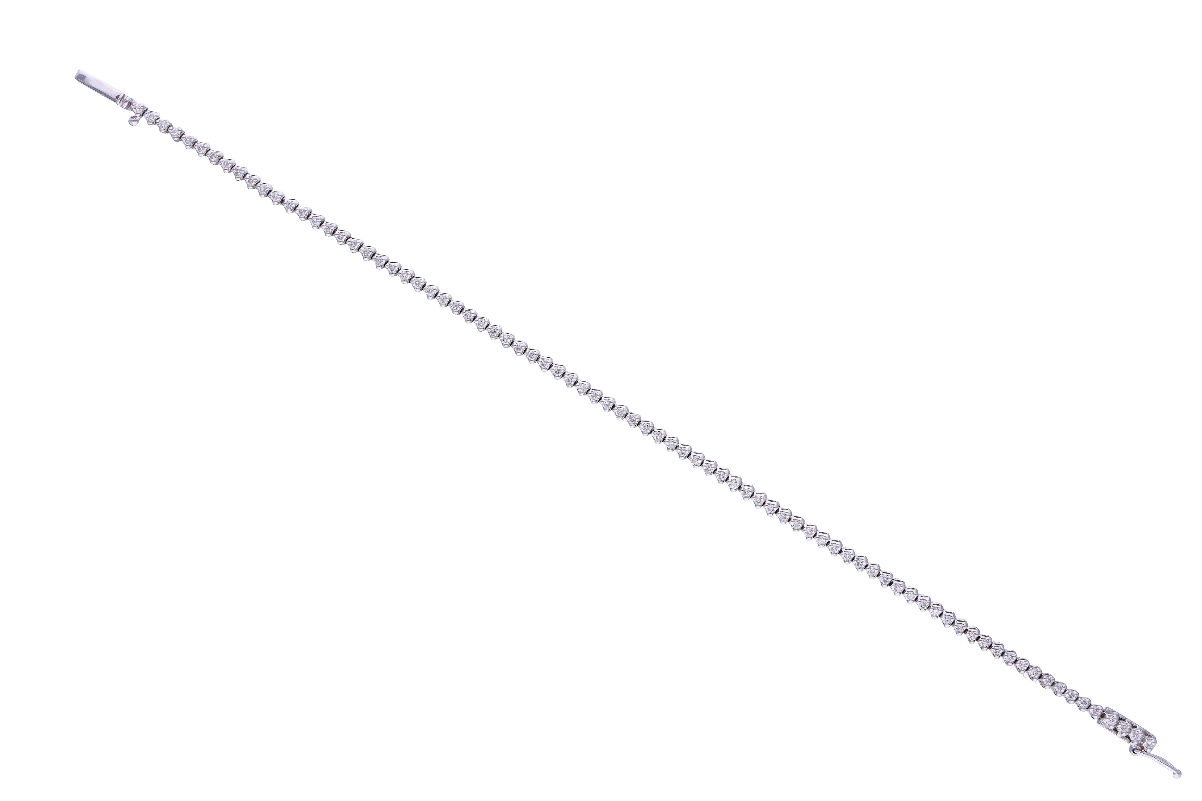 Bracciale con diamanti - Asta Preziosi