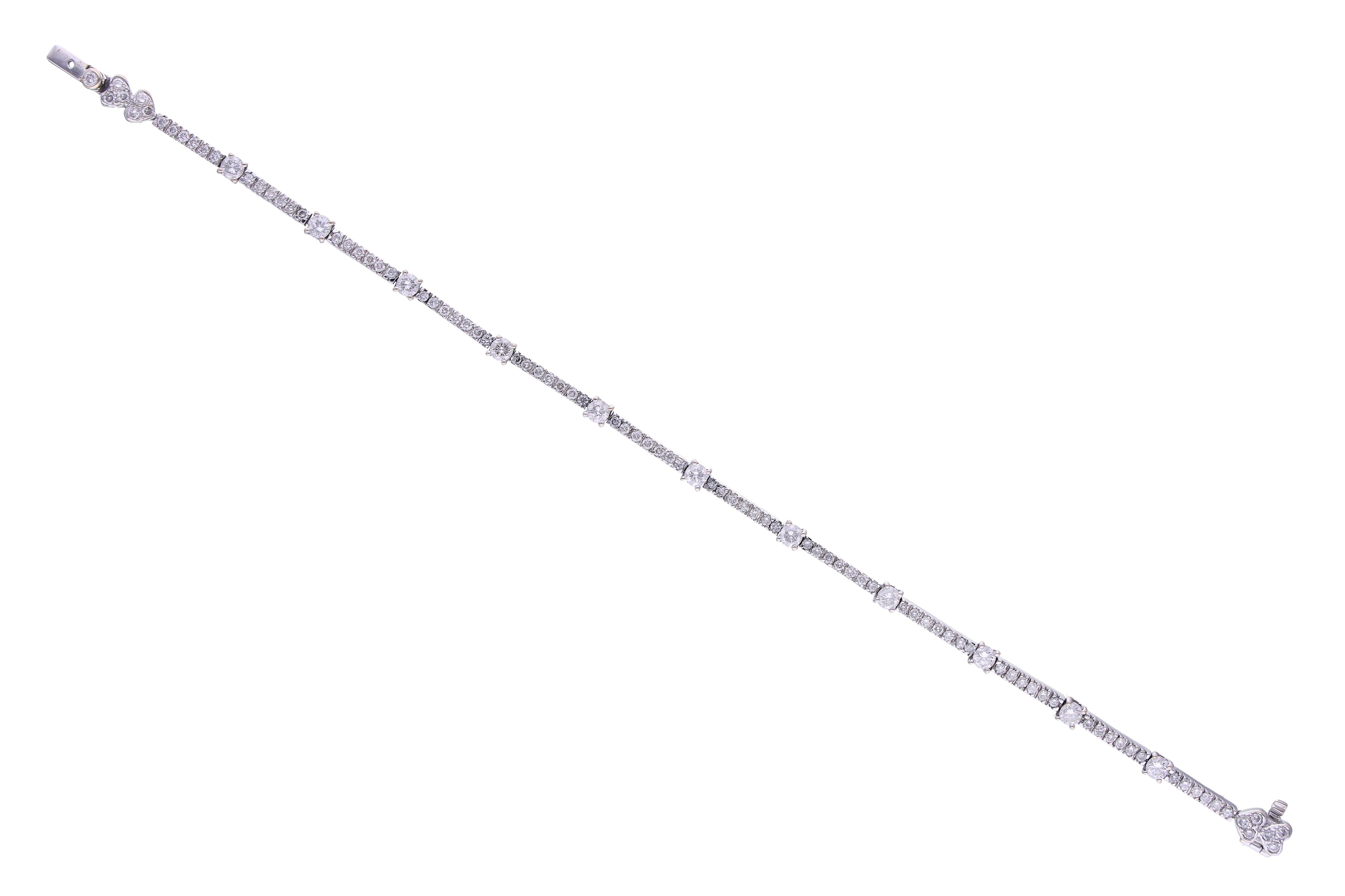 Bracciale con diamanti - Asta Preziosi