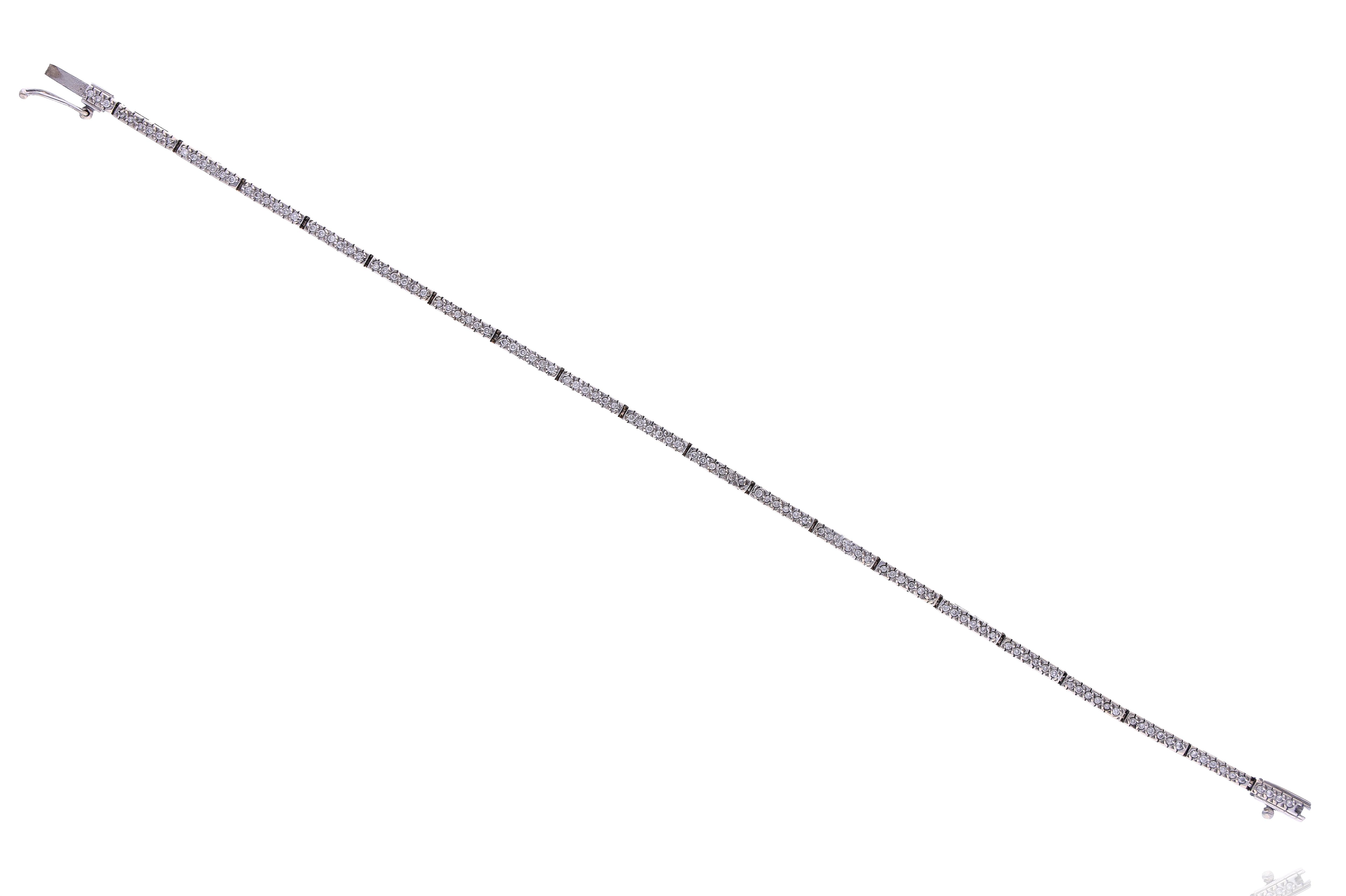 Bracciale con diamanti - Asta Preziosi