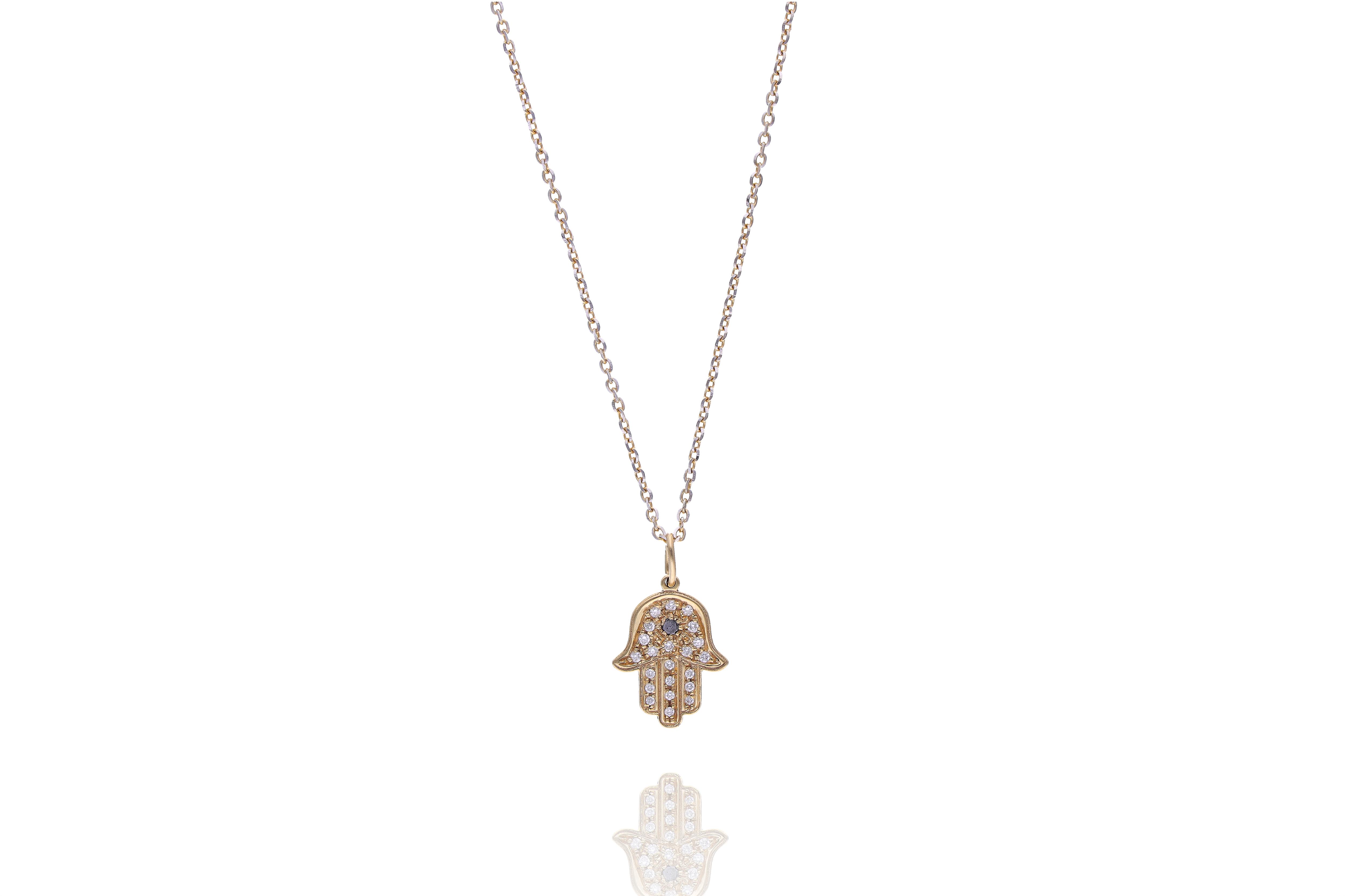 Collana con ciondolo con diamanti e pietra - Asta Preziosi