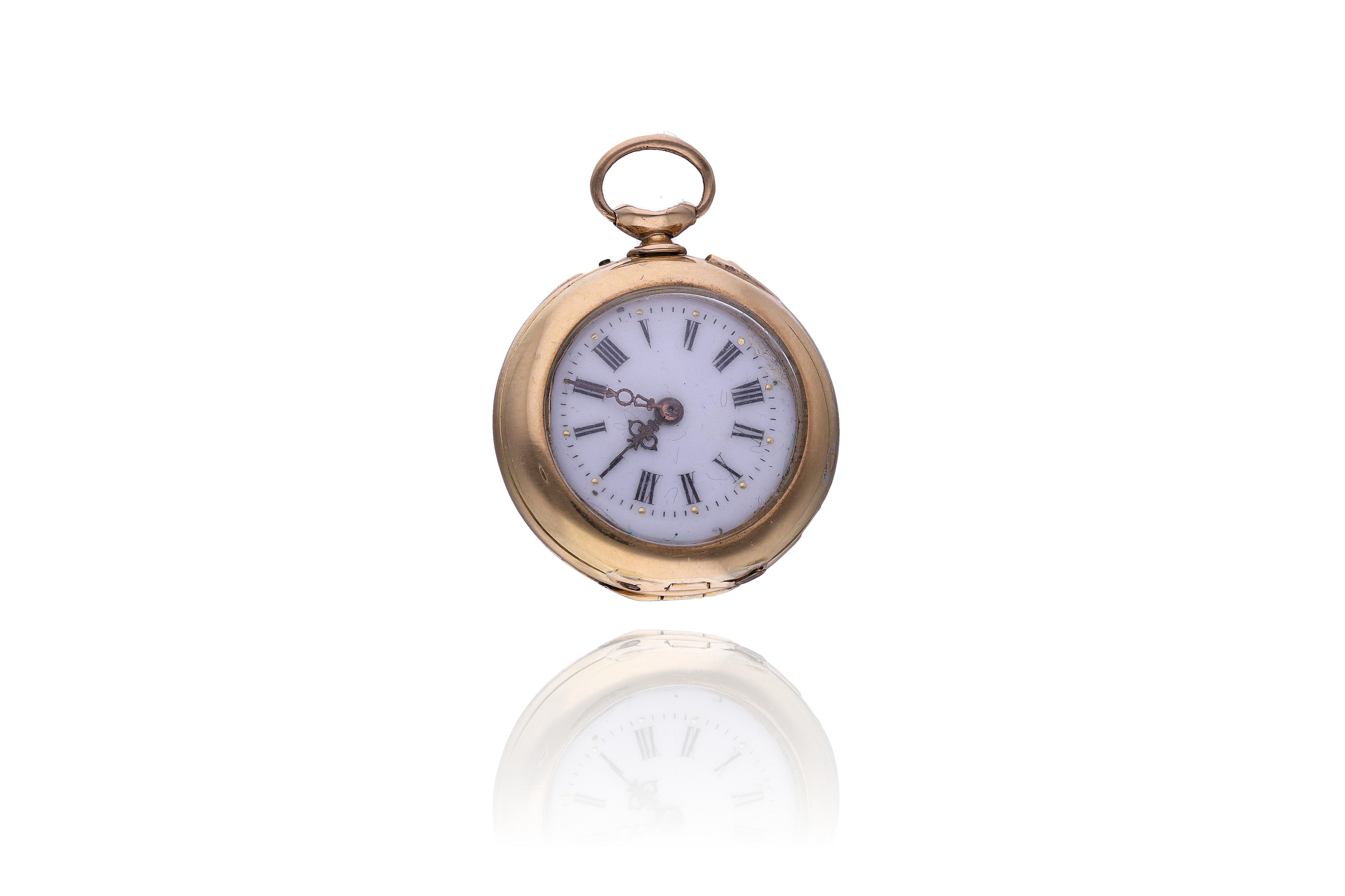 Orologio da tasca con diamanti e smeraldi - Asta Preziosi Orologio da tasca con diamanti e smeraldi - Asta Preziosi