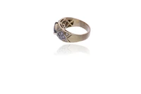 Anello con diamanti e acquamarina - Asta Preziosi Anello con diamanti e acquamarina - Asta Preziosi