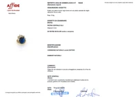 Anello con zaffiro e diamanti - Asta Preziosi