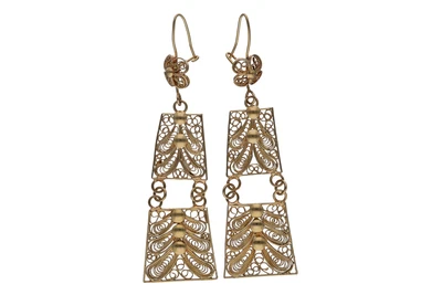 Orecchini in oro - Asta Preziosi