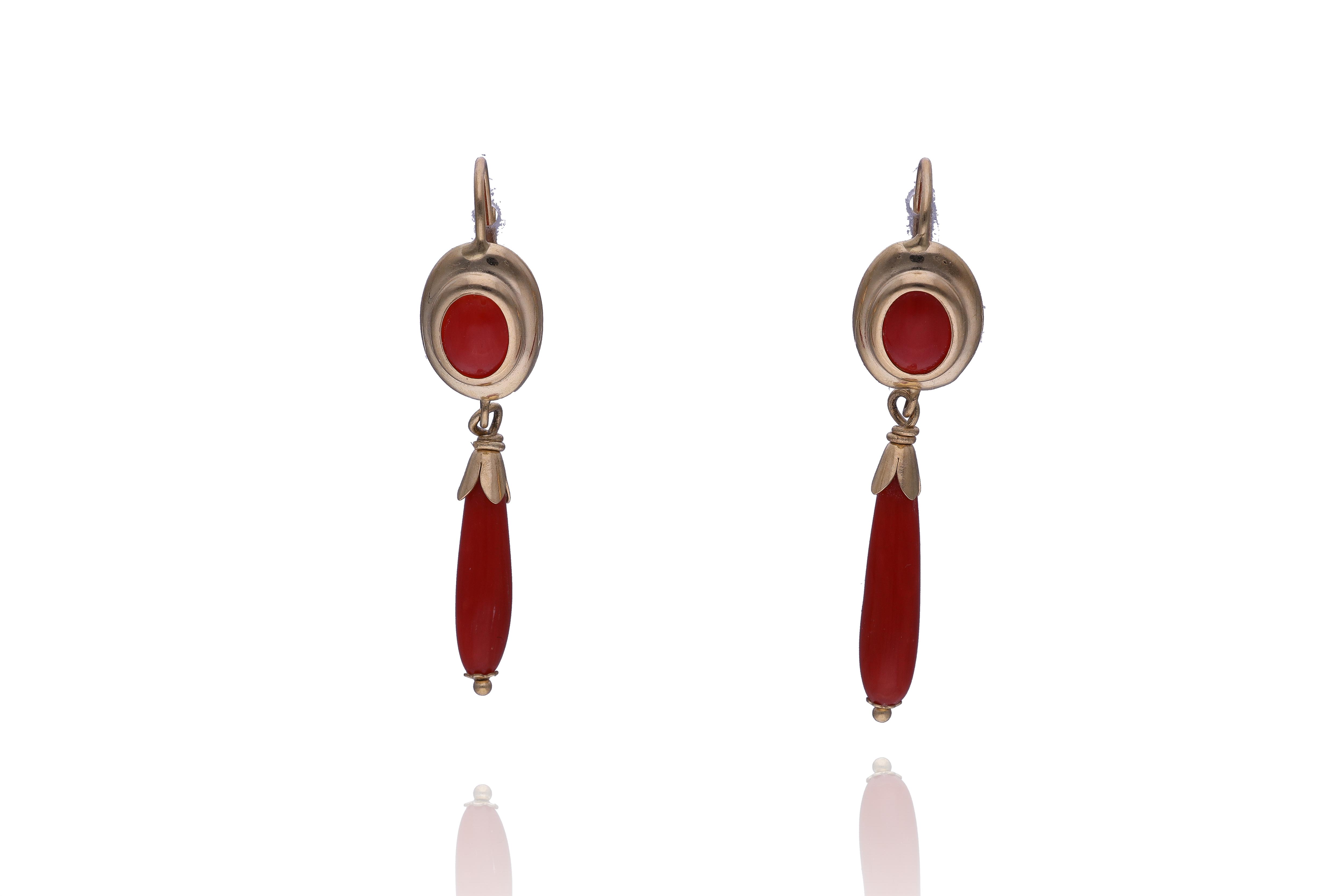 Orecchini con corallo - Asta Preziosi