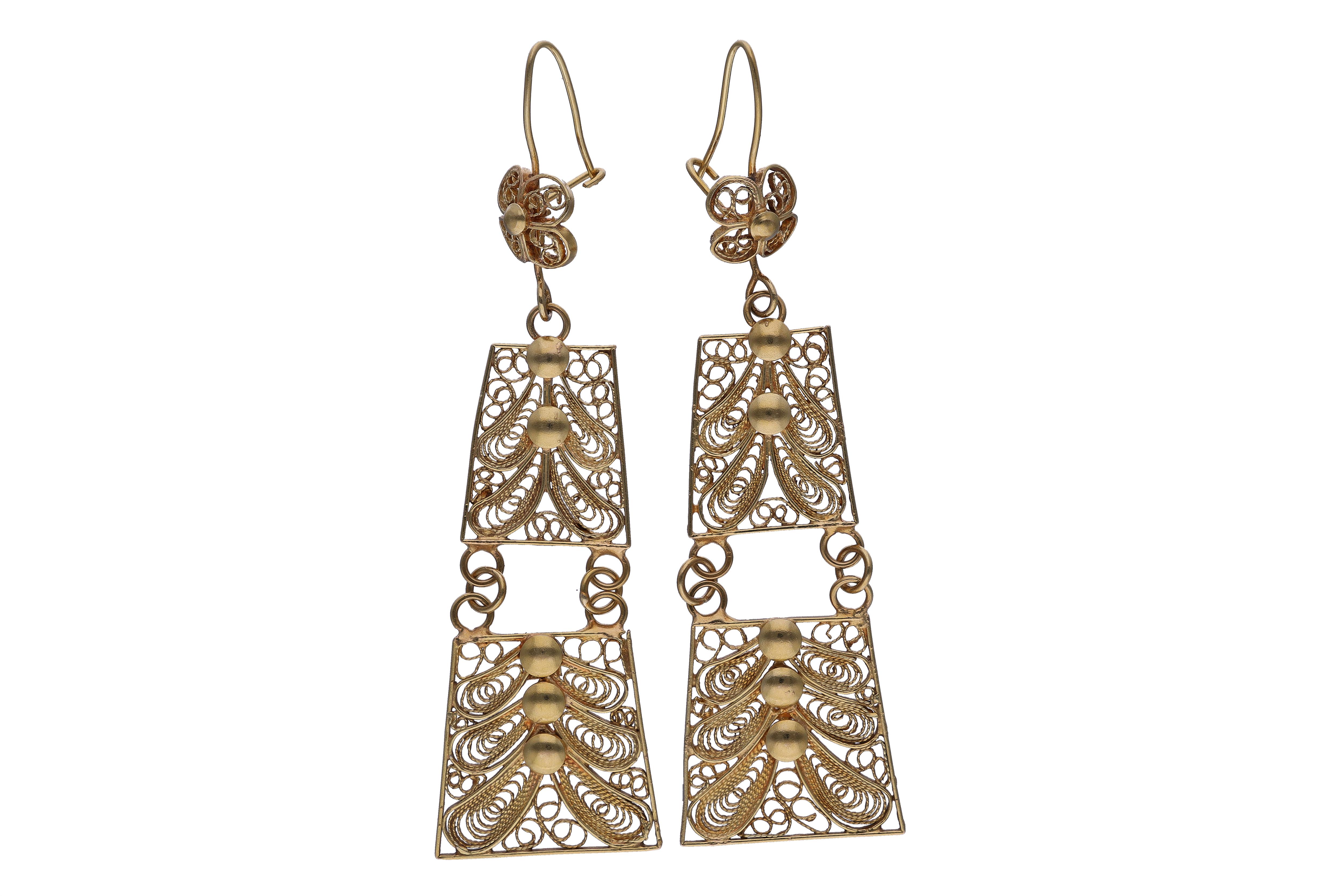 Orecchini in oro - Asta Preziosi